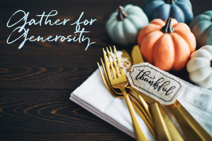 Gather for Generosity Dinner thumbnail