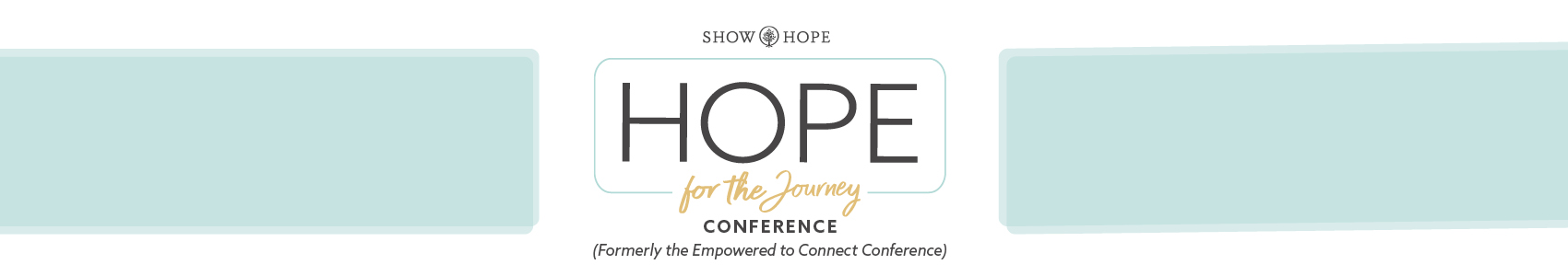Hope for the Journey Conference banner